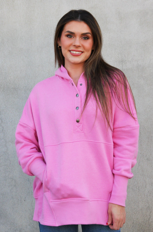 "Sweet As Candy" Pink Pullover