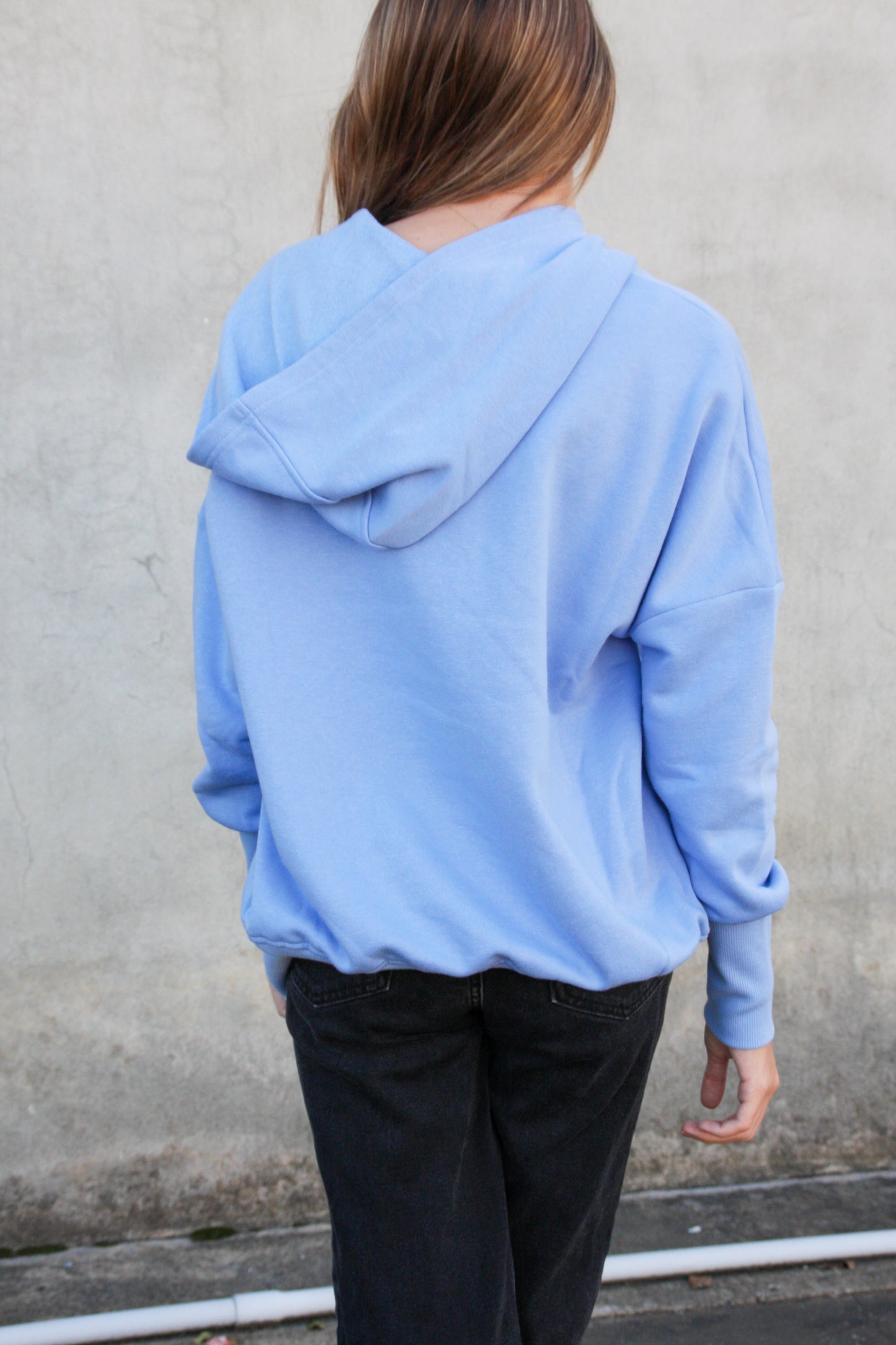 "Somewhere By The Water" Blue Pullover