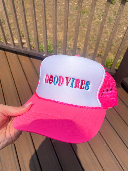 "Good Vibes" Trucker Hat