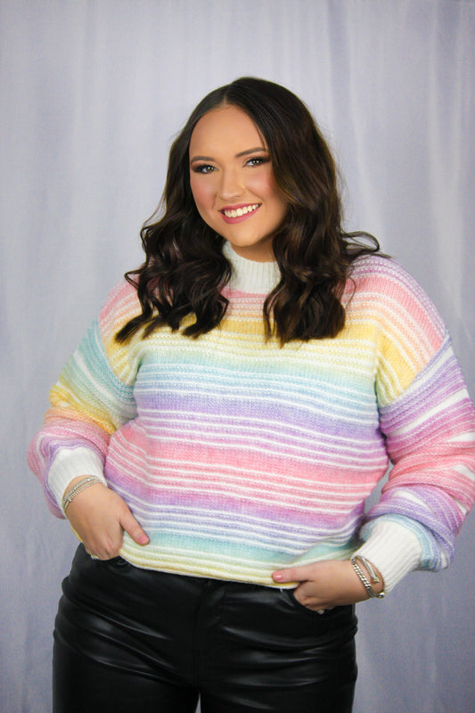 "Pretty in Pastel" Sweater
